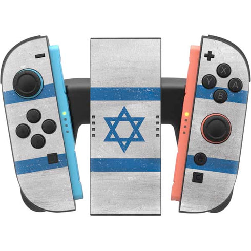 Israel Flag Distressed Nintendo Switch 2 (2025) Joy-Con Controller Skin